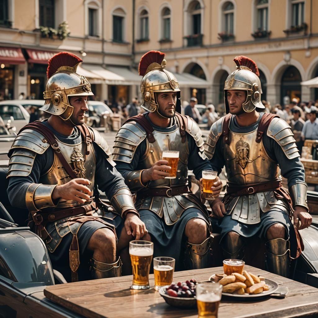 Gladiators' Day Off: A Modern Roman Holiday
