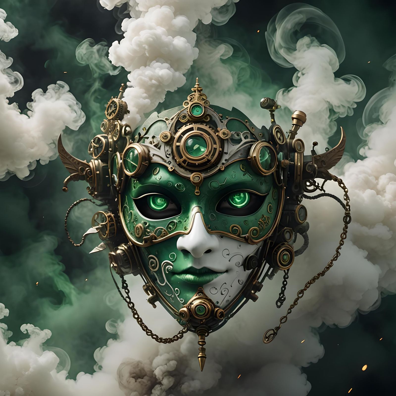 The Mask showcased the blend of beauty and metal