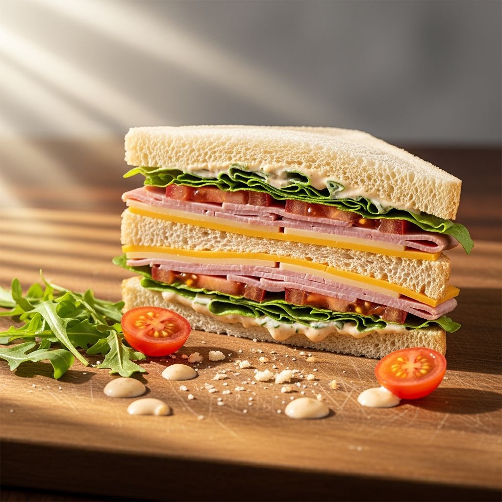 Gourmet M&S Sandwich with Premium Fillings