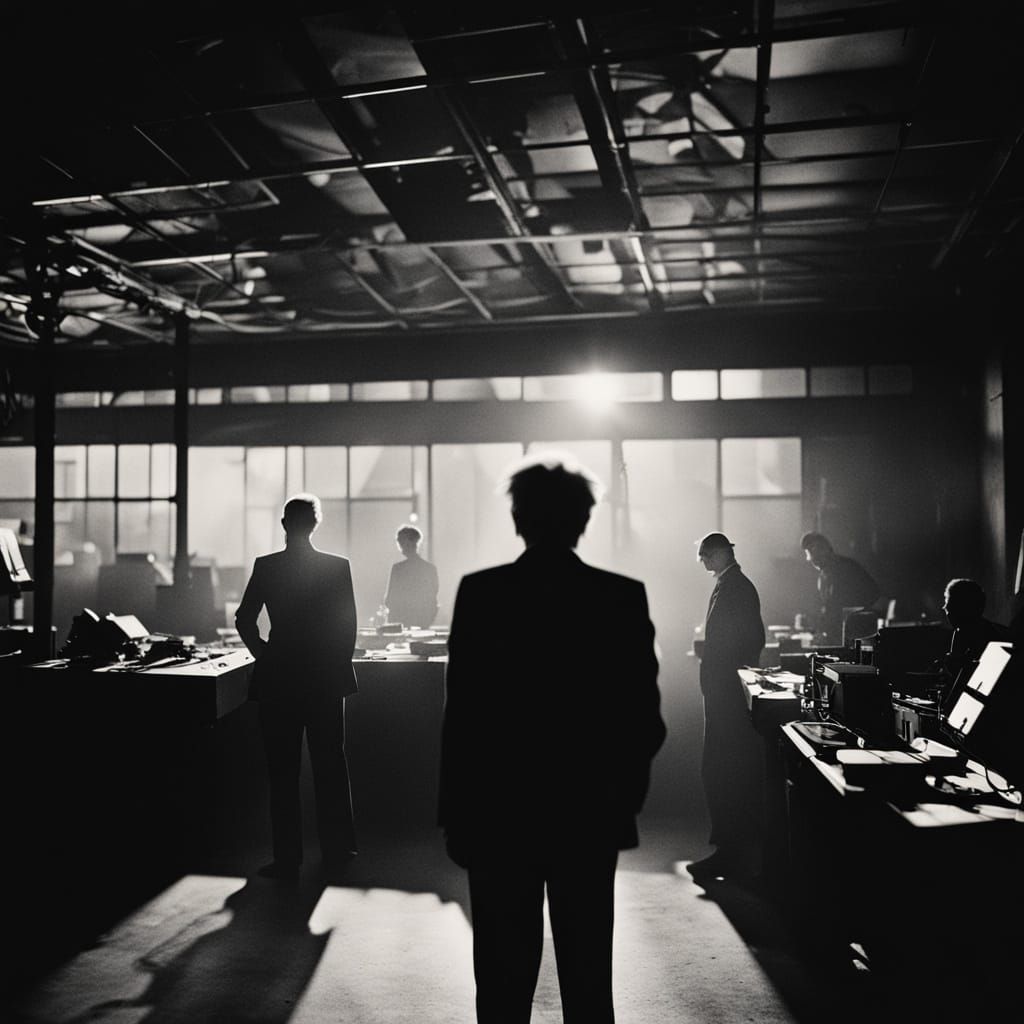 Andy Warhol and Edie Sedgwick in Moody Studio Portrait