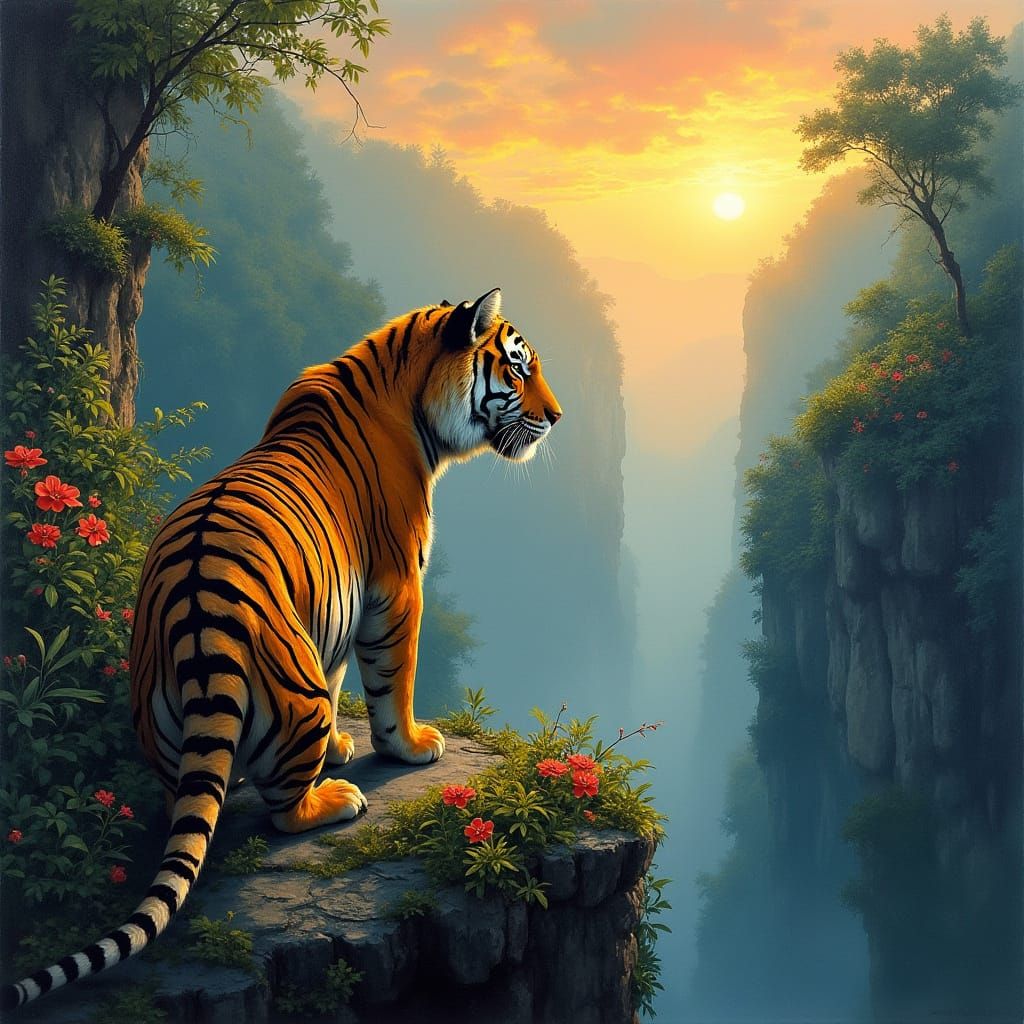 Bengal Tiger at home