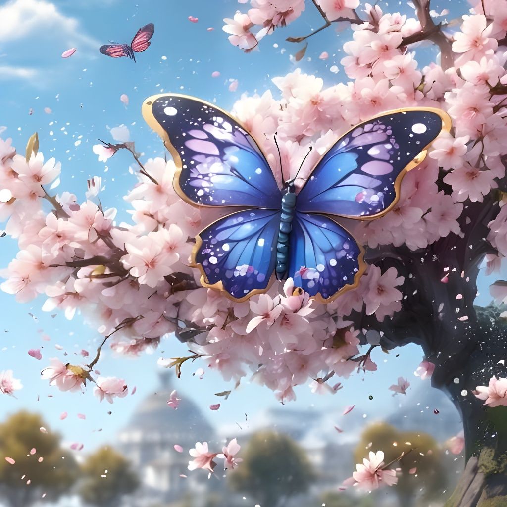 Sakura Butterfly