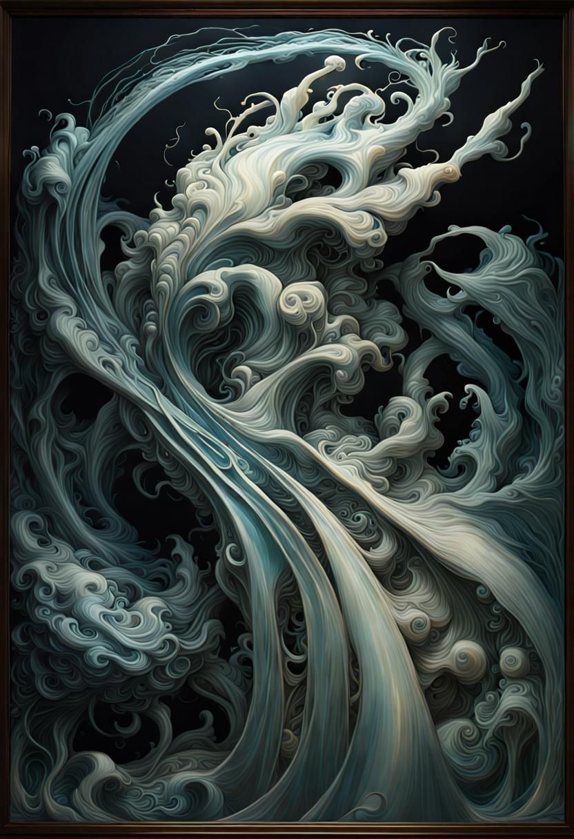 Glass Magic Flow: A Photorealistic Masterpiece