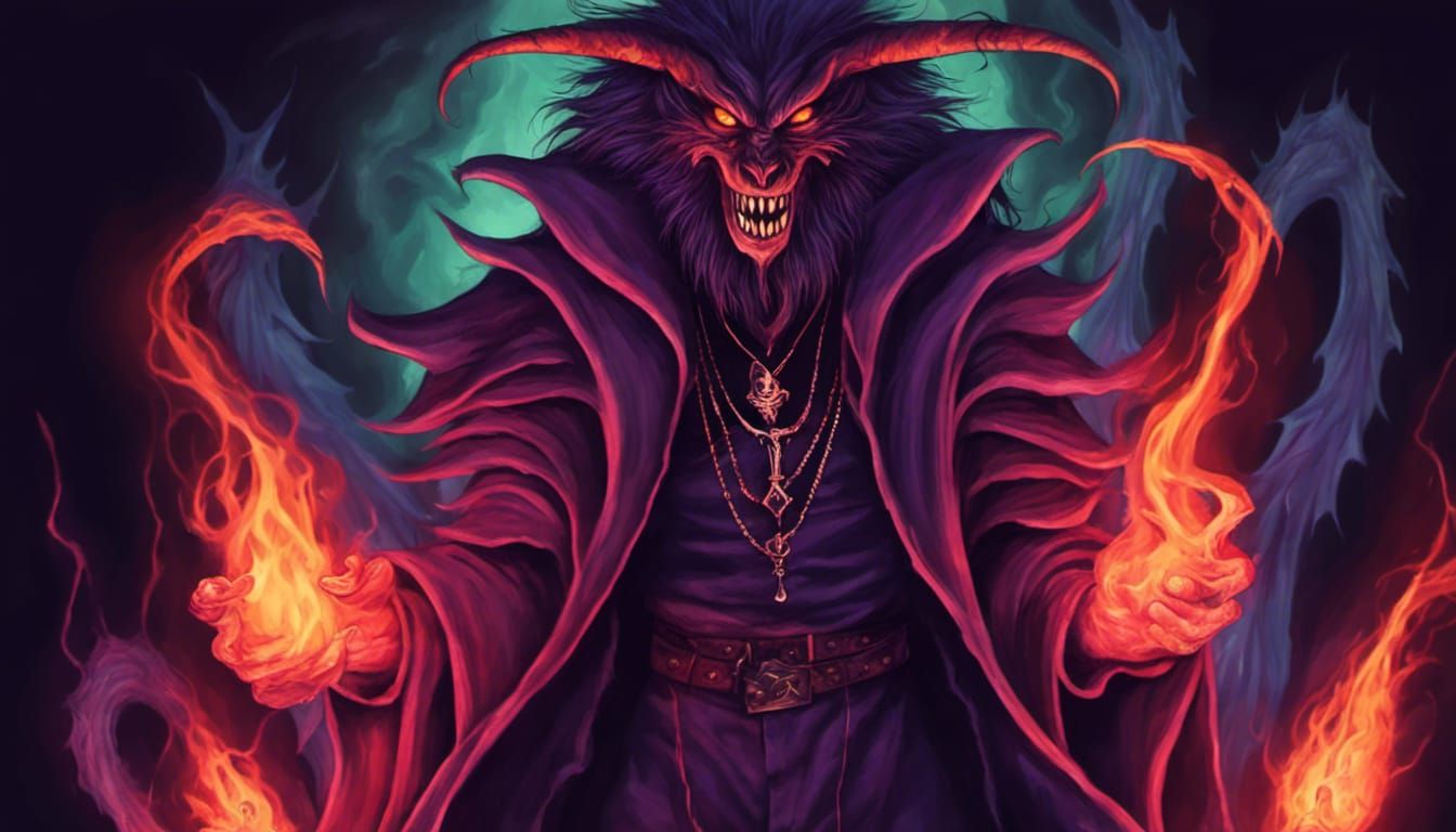 The darkness of a devil