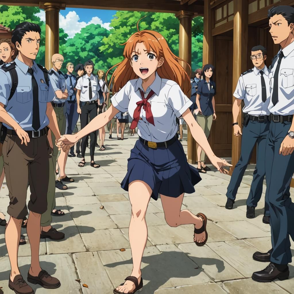 Becky's Hypnotic Expulsion: Anime Illustration