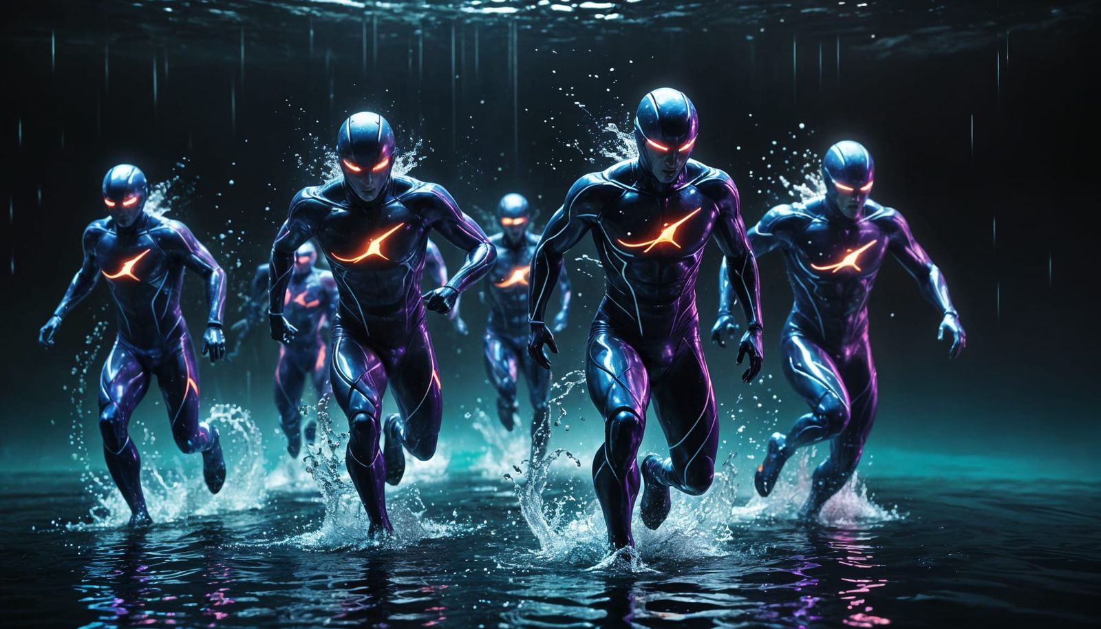 The race through the tunnels