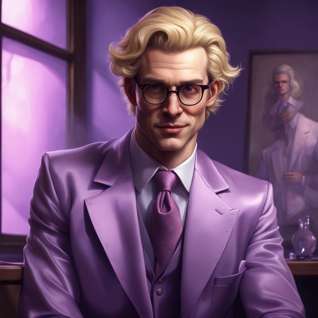 Gilderoy Lockhart as a Mad Men Executive