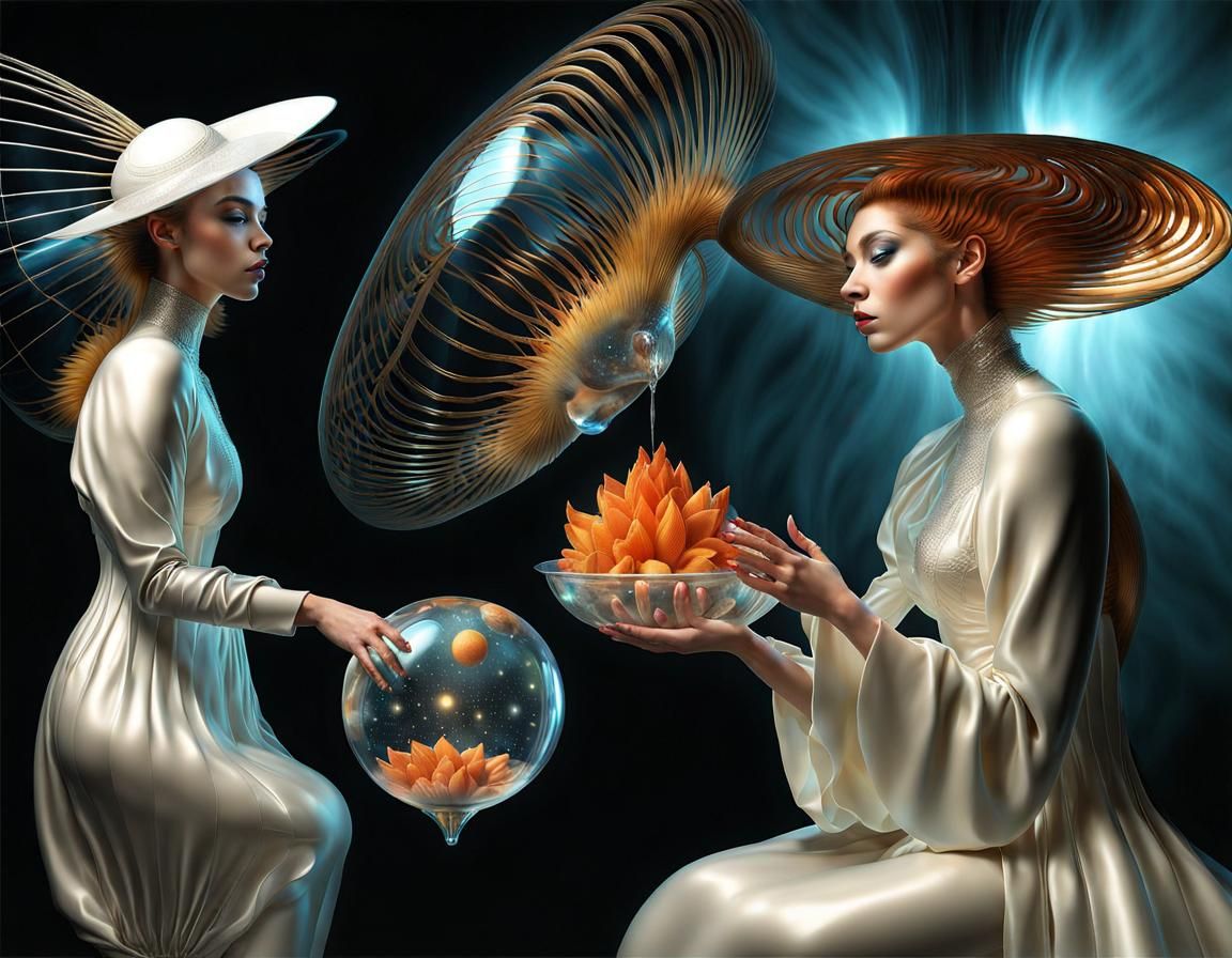 Exquisite Alien Life in a Surreal Landscape