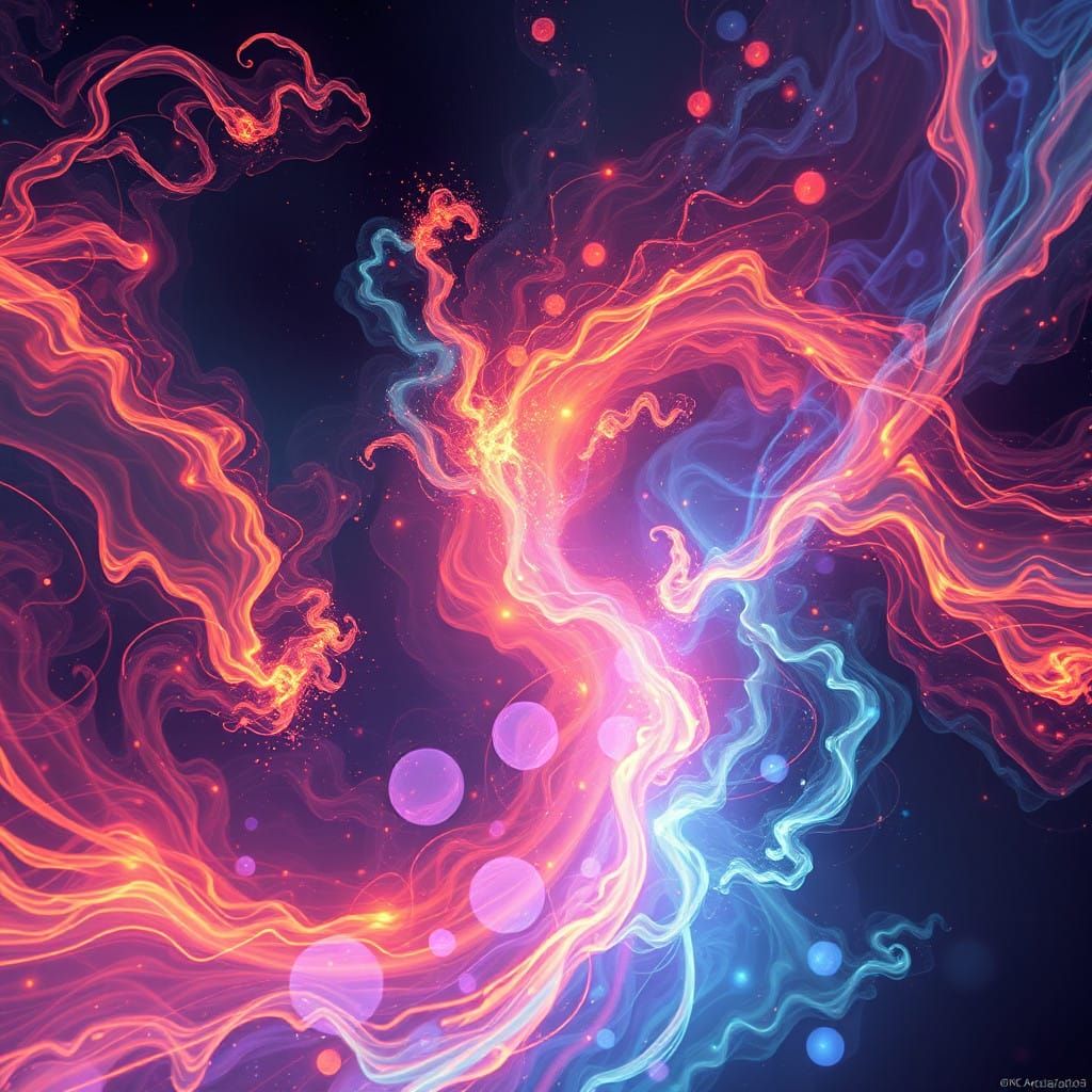 Luminous Cosmic Vortex Unveils Fantastical Realm