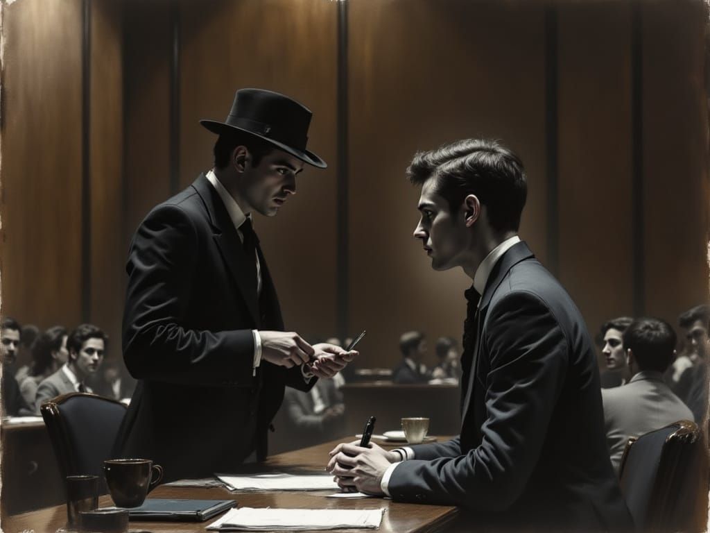 Gumshoe Testifies in Smoky Noir Courtroom