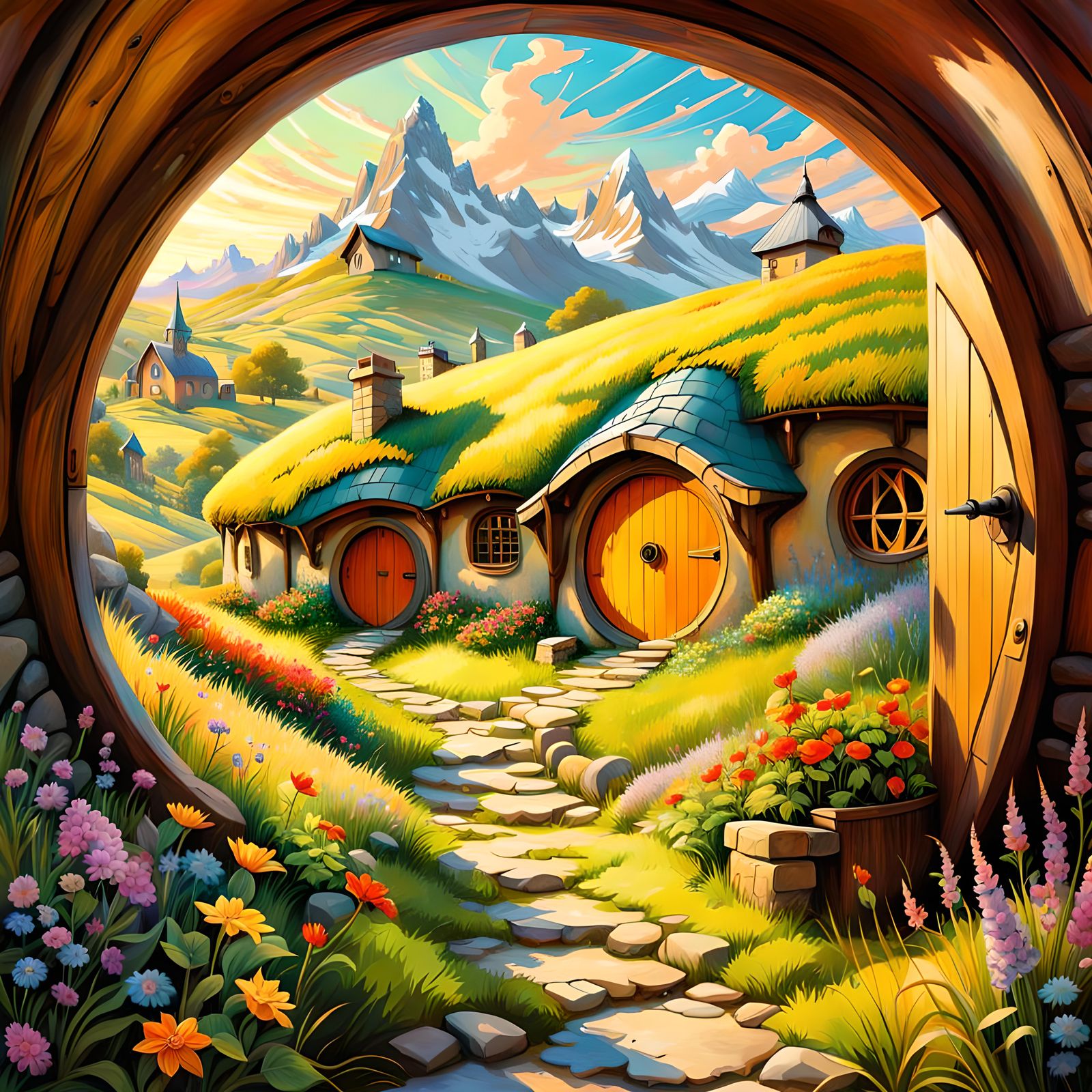 Enchanting Haven: Discovering the Whimsical Hobbit Houses of...