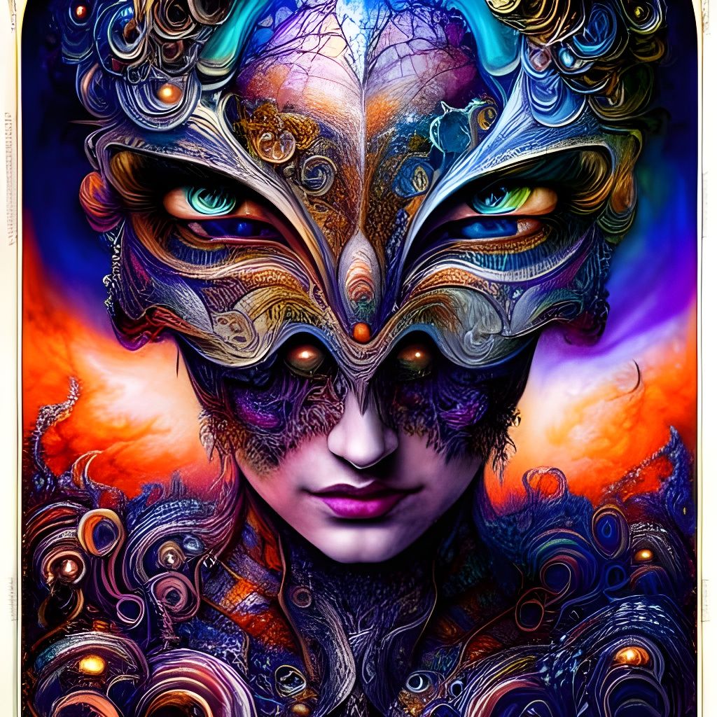 Hyperdetailed Surrealist Painting with Biomechanical Element...