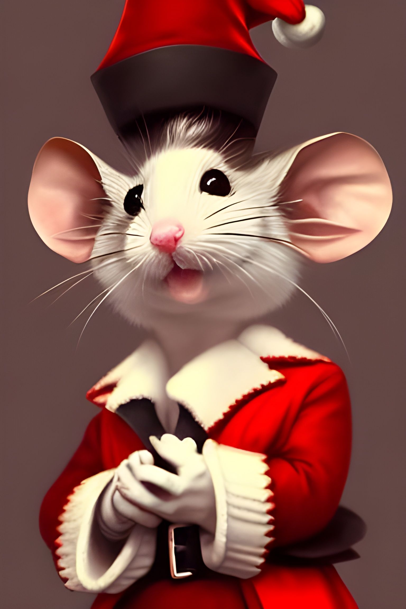 Victorian Mice Celebrate Christmas