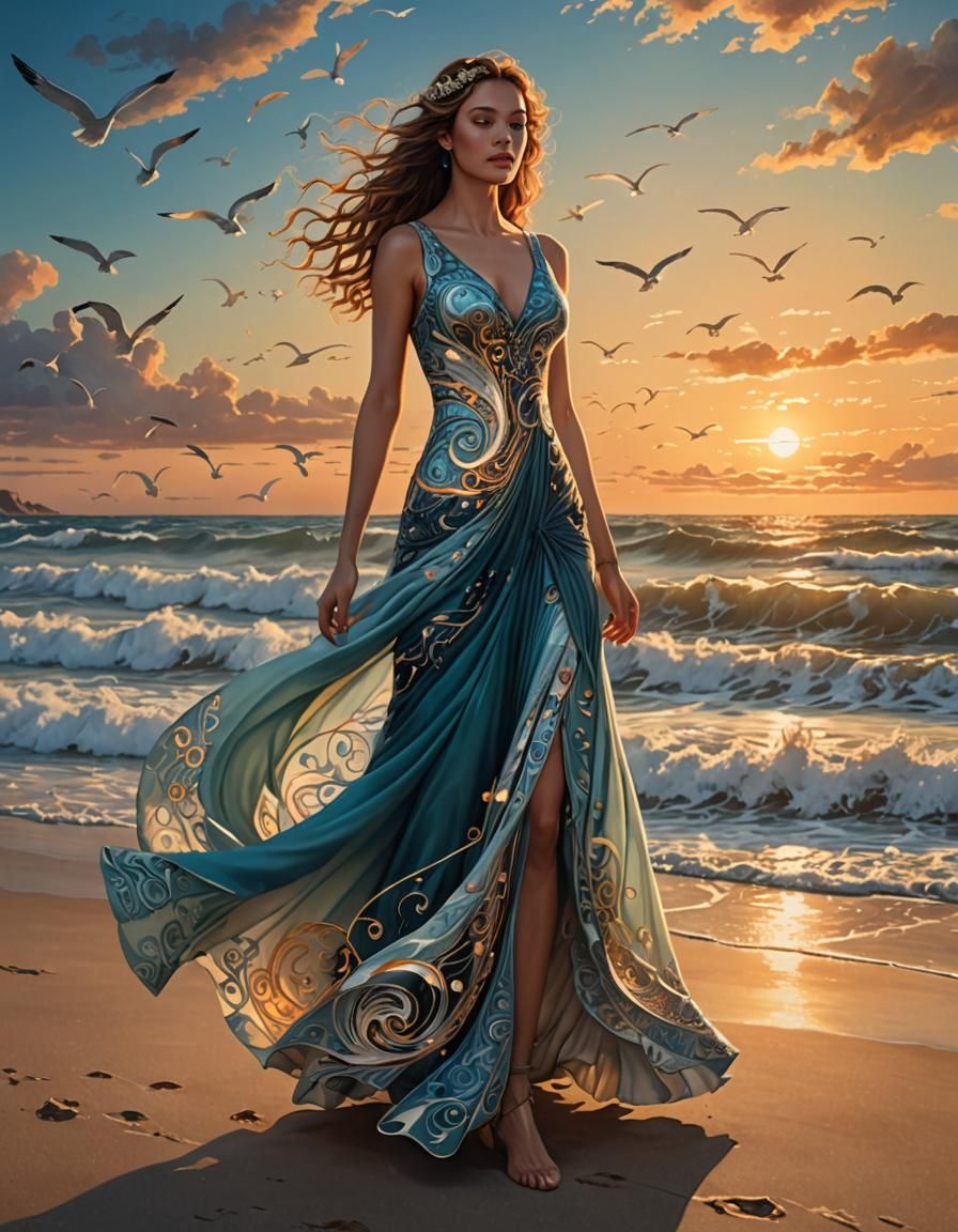 Ocean Symphony Dress