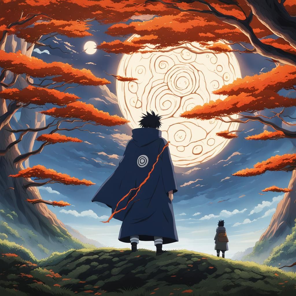 Epic Anime Battle in Studio Ghibli Style