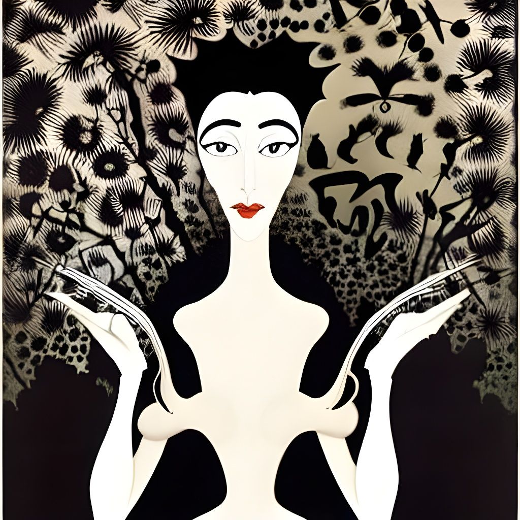 Elegant Silhouette: Portrait of Imperfect Beauty