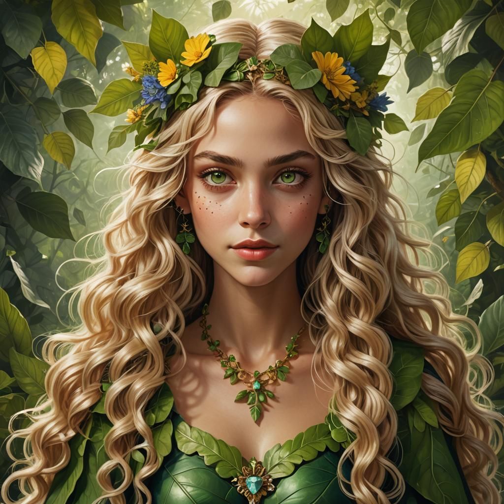 Brazilian Fairy Superheroine in Hyperrealistic Digital Art