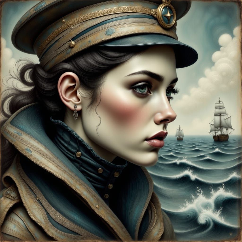 Sailor's Eyes Hold a Thousand Stories in a Map of Trials and...