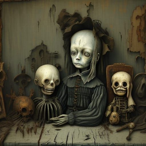 Vintage Doll with Faded Beauty