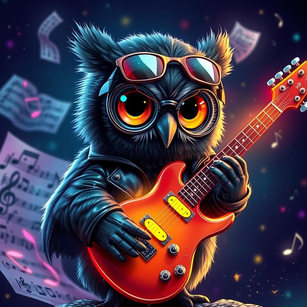 🎶🎸Rock'n Owl 🎸🎶 05