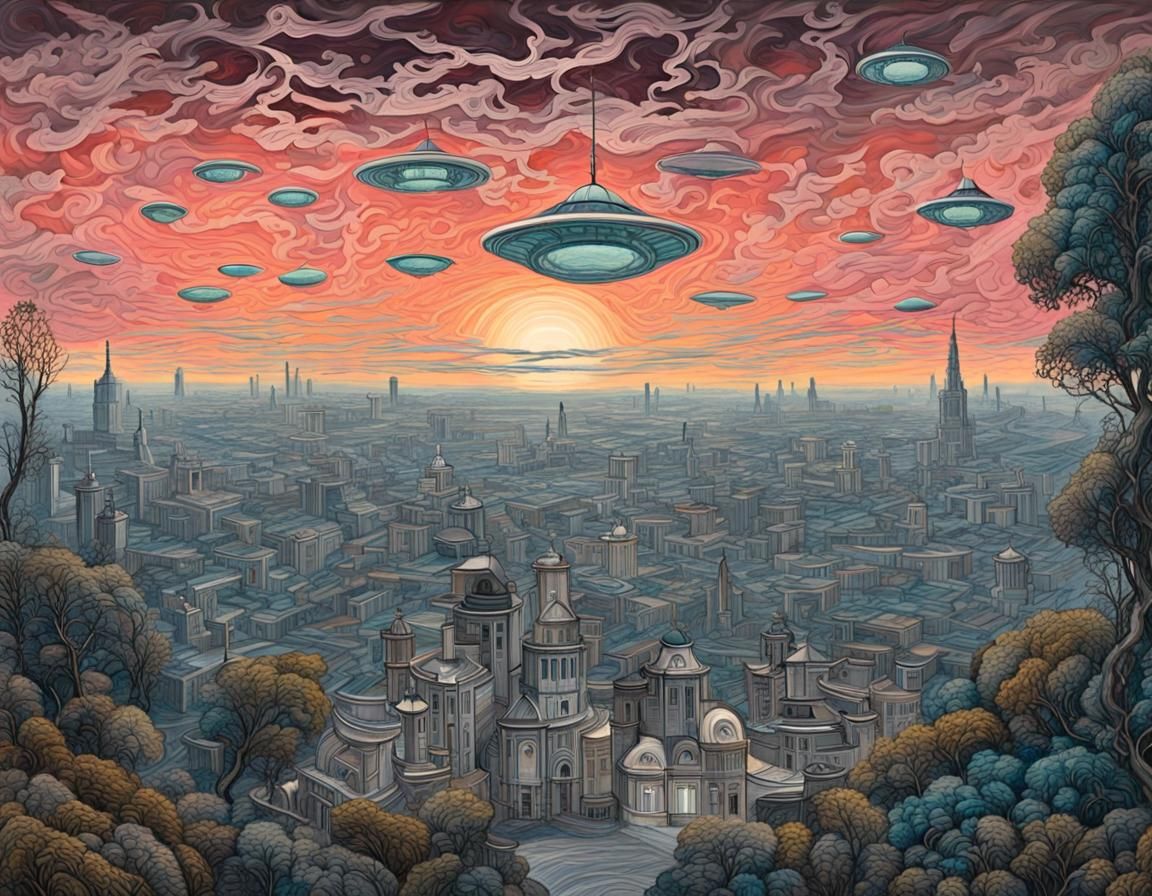 Enchanted Jungle Dreamscape with Ancient Temples