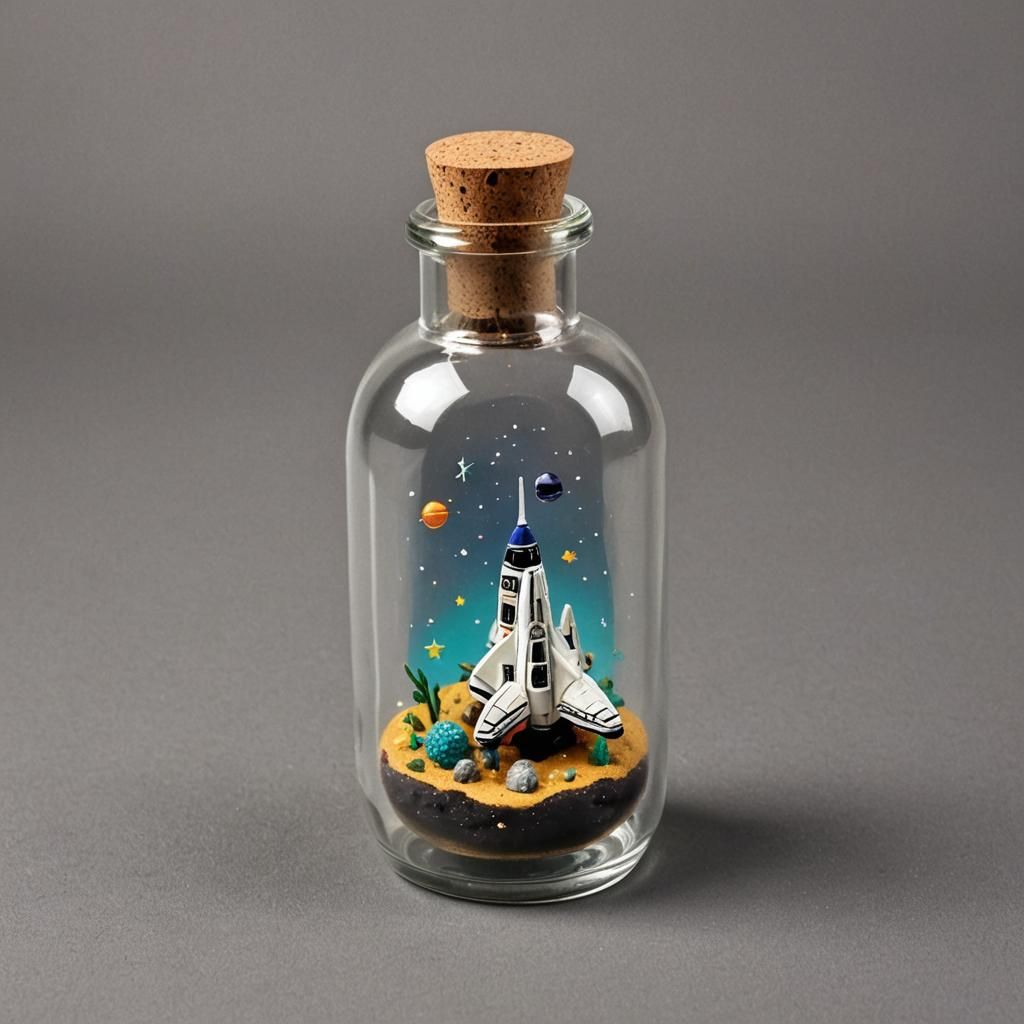 Spaceship in a Bottle: A Microcosm of Space