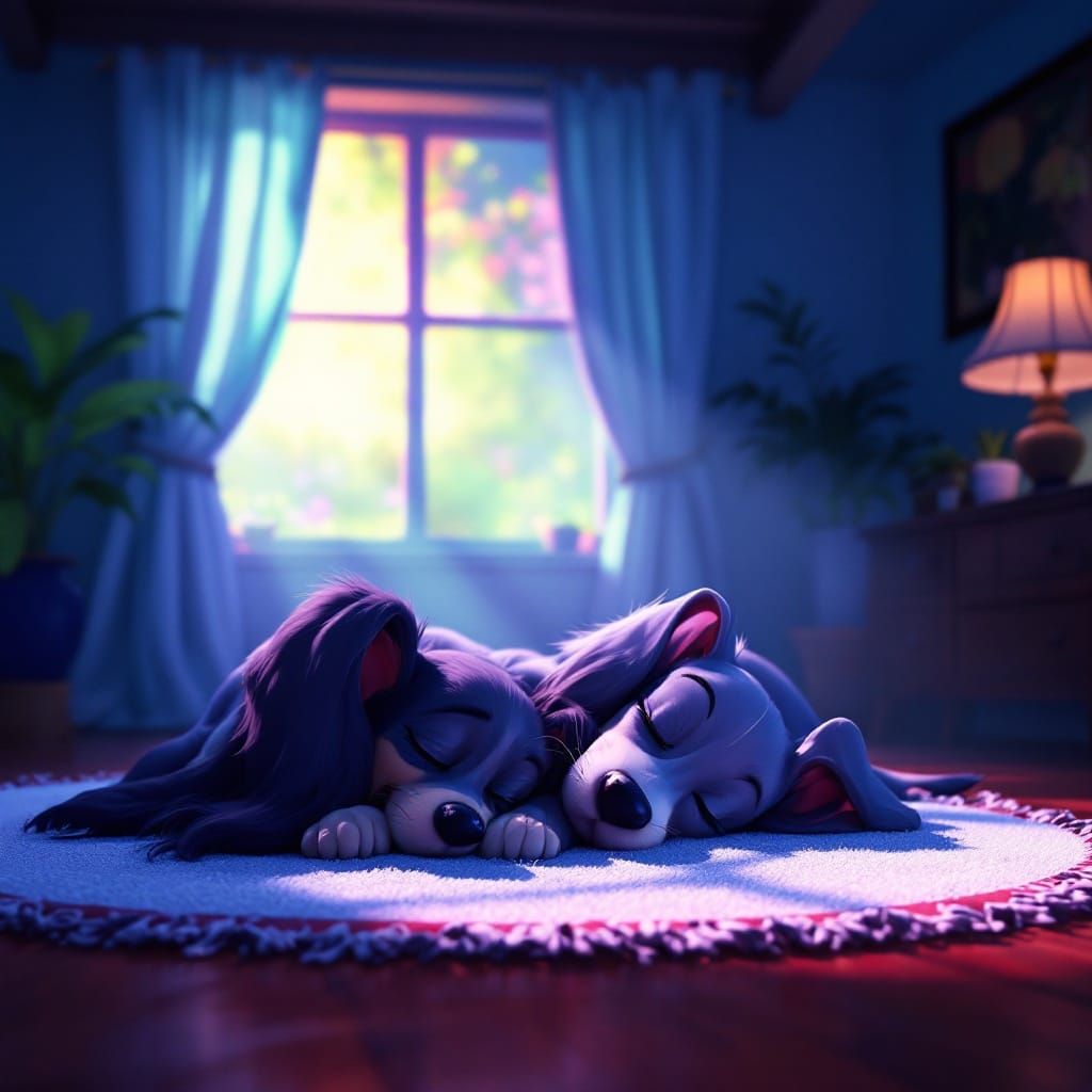 Lady and the Tramp: 3D Digital Art