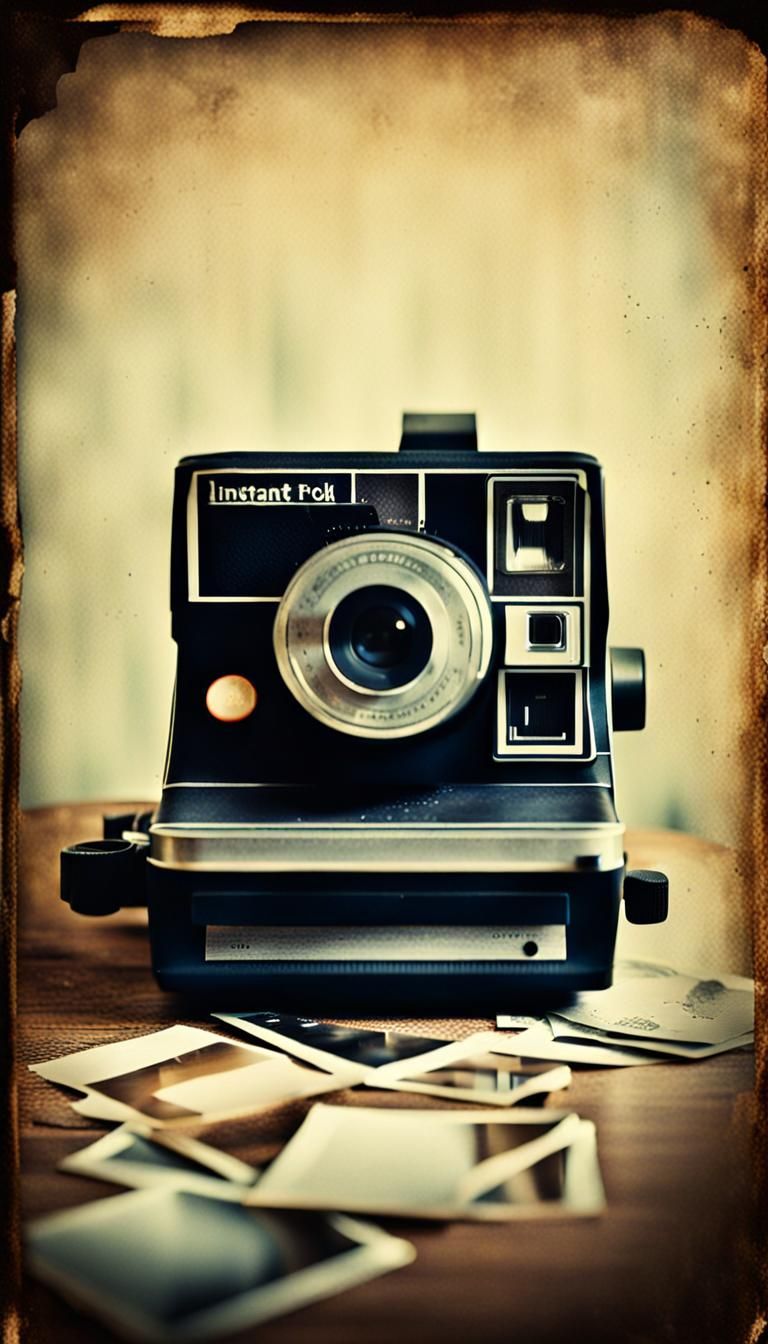 Classic Vintage Instant Photography Example