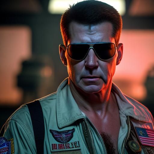 Top Gun 3D Render in 8K Resolution