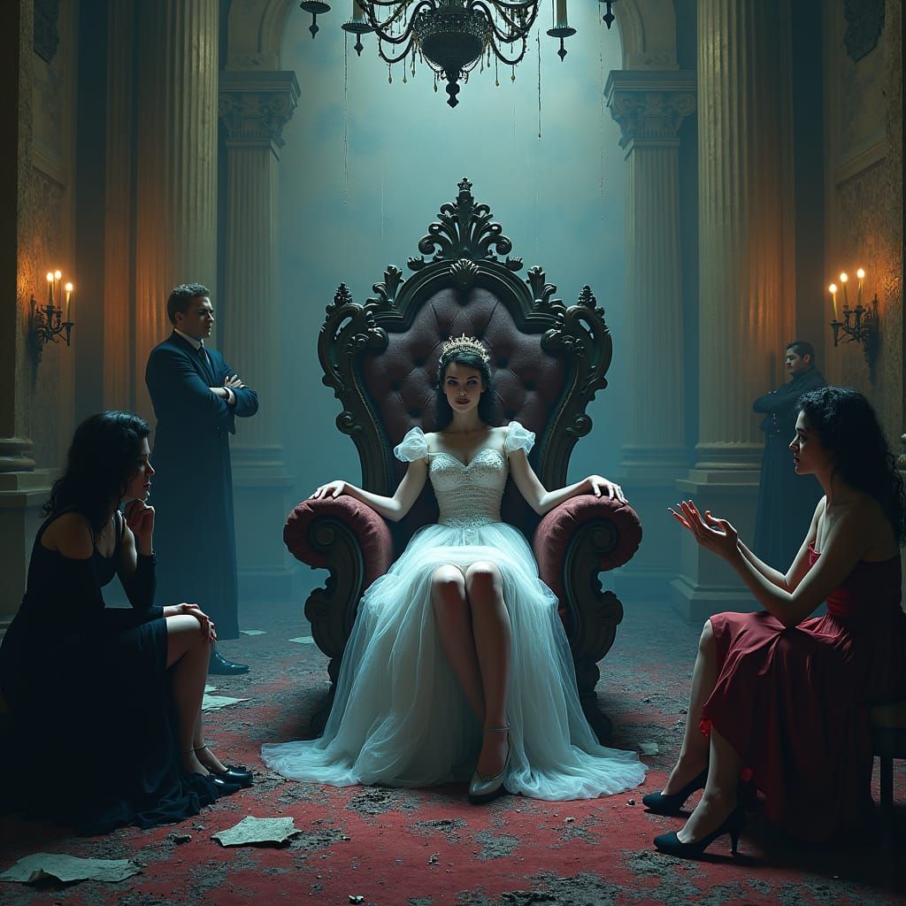 Dark Cinderella's Twisted Reign: A Gothic Fairytale