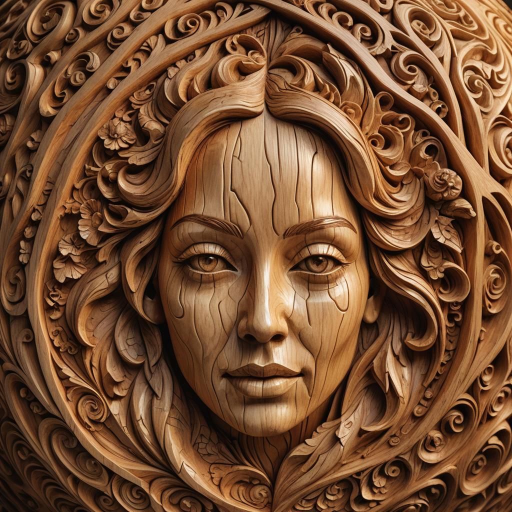 Wood carving