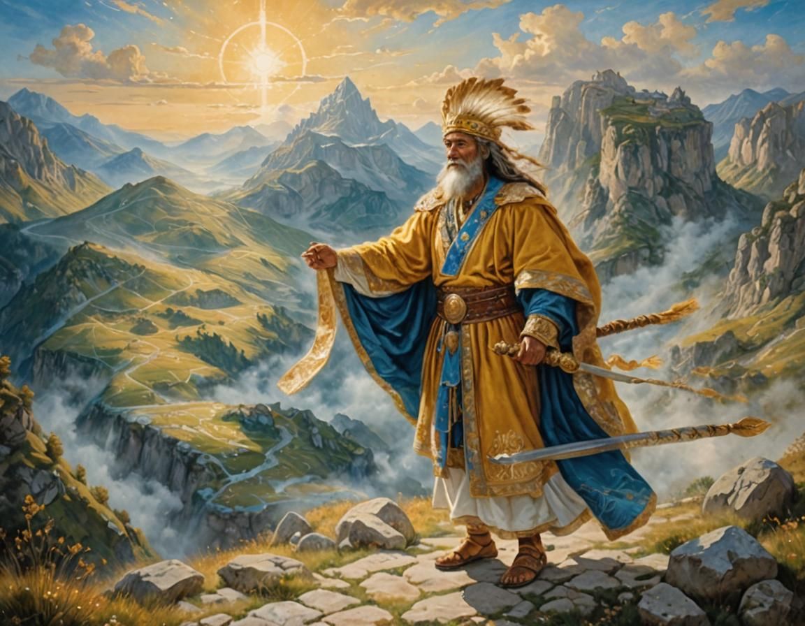 Eastern Chieftain's Journey Through the Apennine Mountains