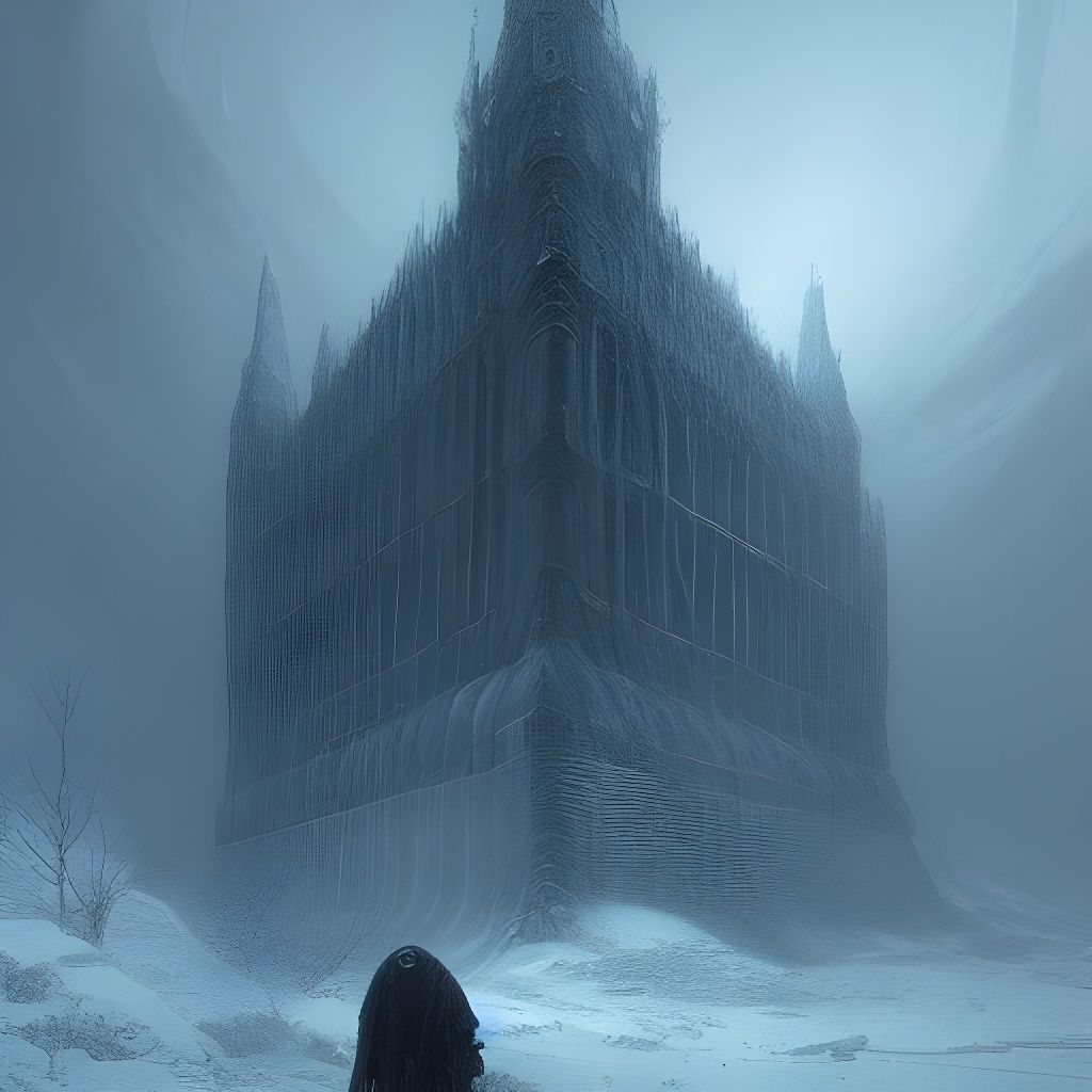 Terrifying Ice Horror in Gothic Style