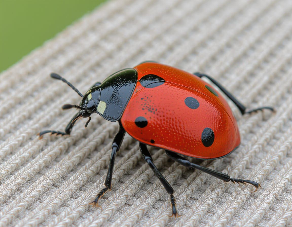 Simple Red Bug Image
