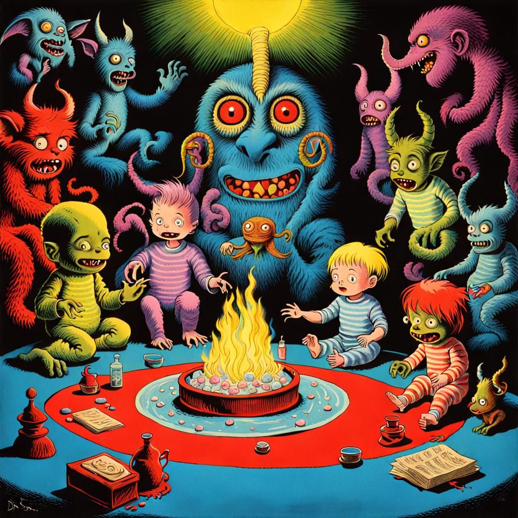 baby's first demon summoning ritual, the comic book