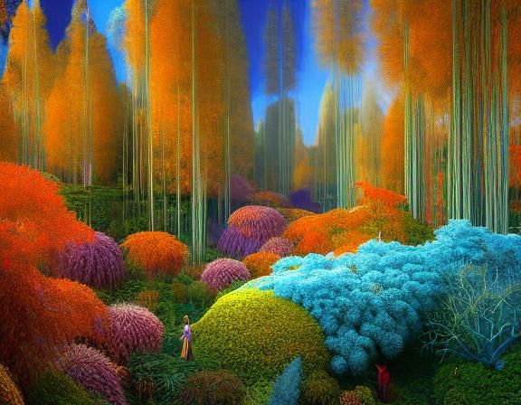 Chilling Simulation: Surreal Fairytale in Space