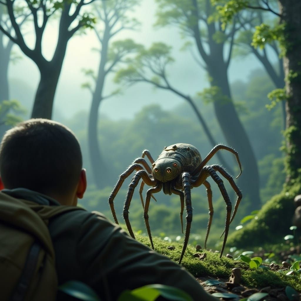 Cosmic Spiderling Hunts Unlucky Adventurers in Epic Sci-Fi S...