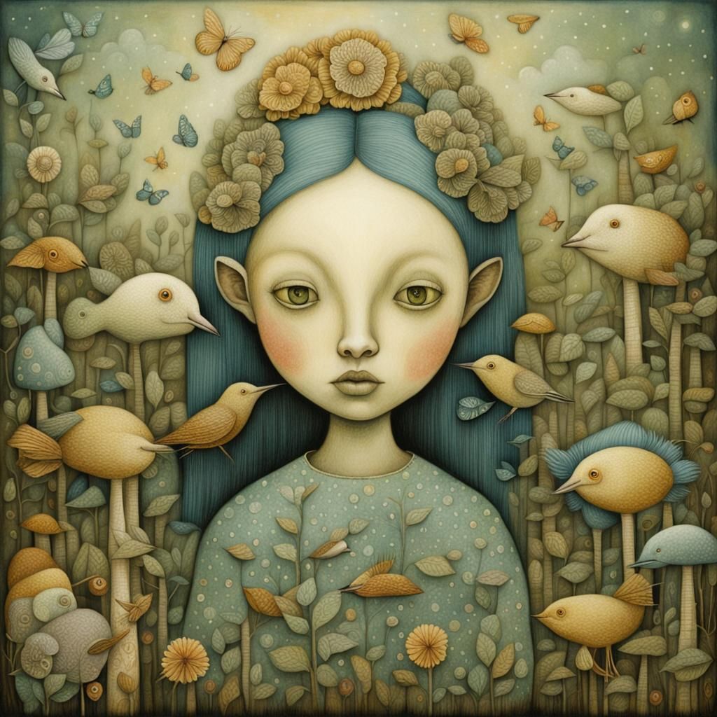 Surreal Art Inspired by Illustrative and Psychedelic Styles