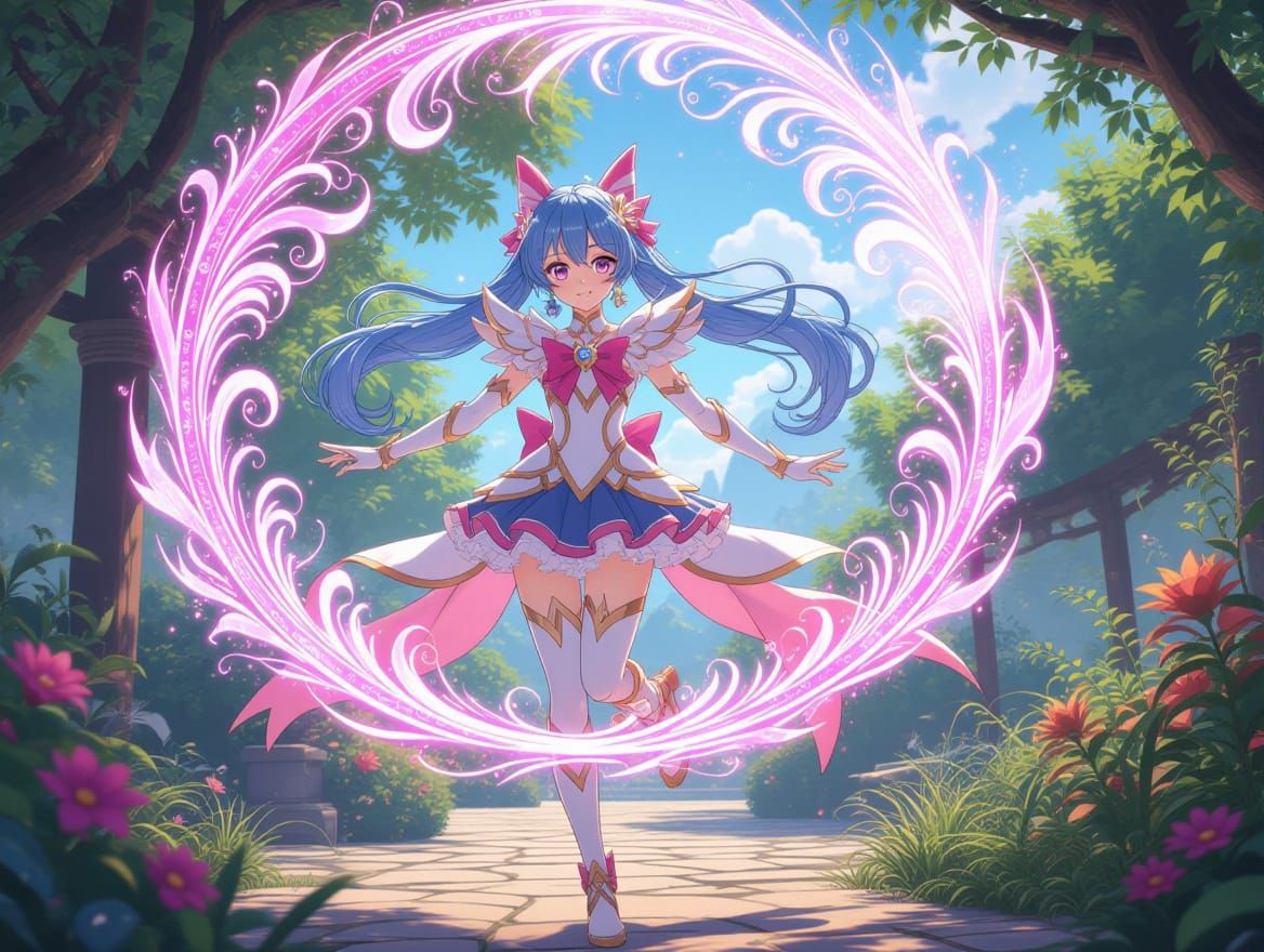 The unbridled magical girl.