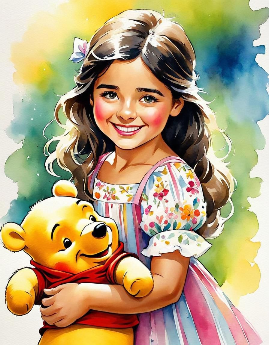 Fantasycore Watercolor Poster with One Sleeve