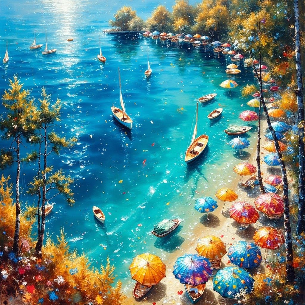 <lora:Exquisite Flux:1.0> Imagine the aerial view of Spiaggi...