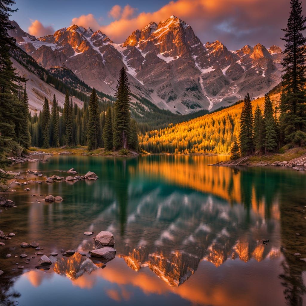 Rocky Mountains USA: Golden Hour Landscape Photography