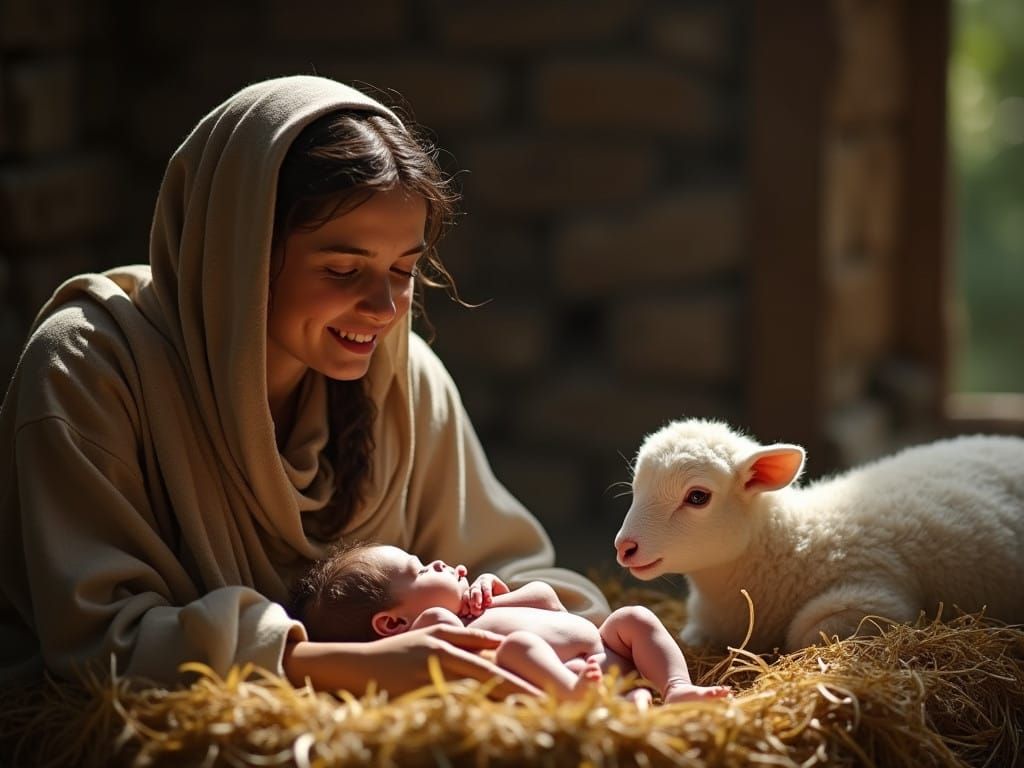 Ancient Bethlehem Scene in Professional Photography Style