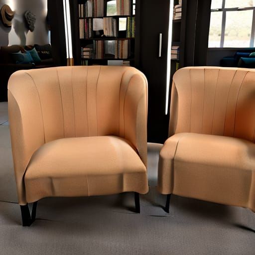 Angry Chair in a Furniture Dispute