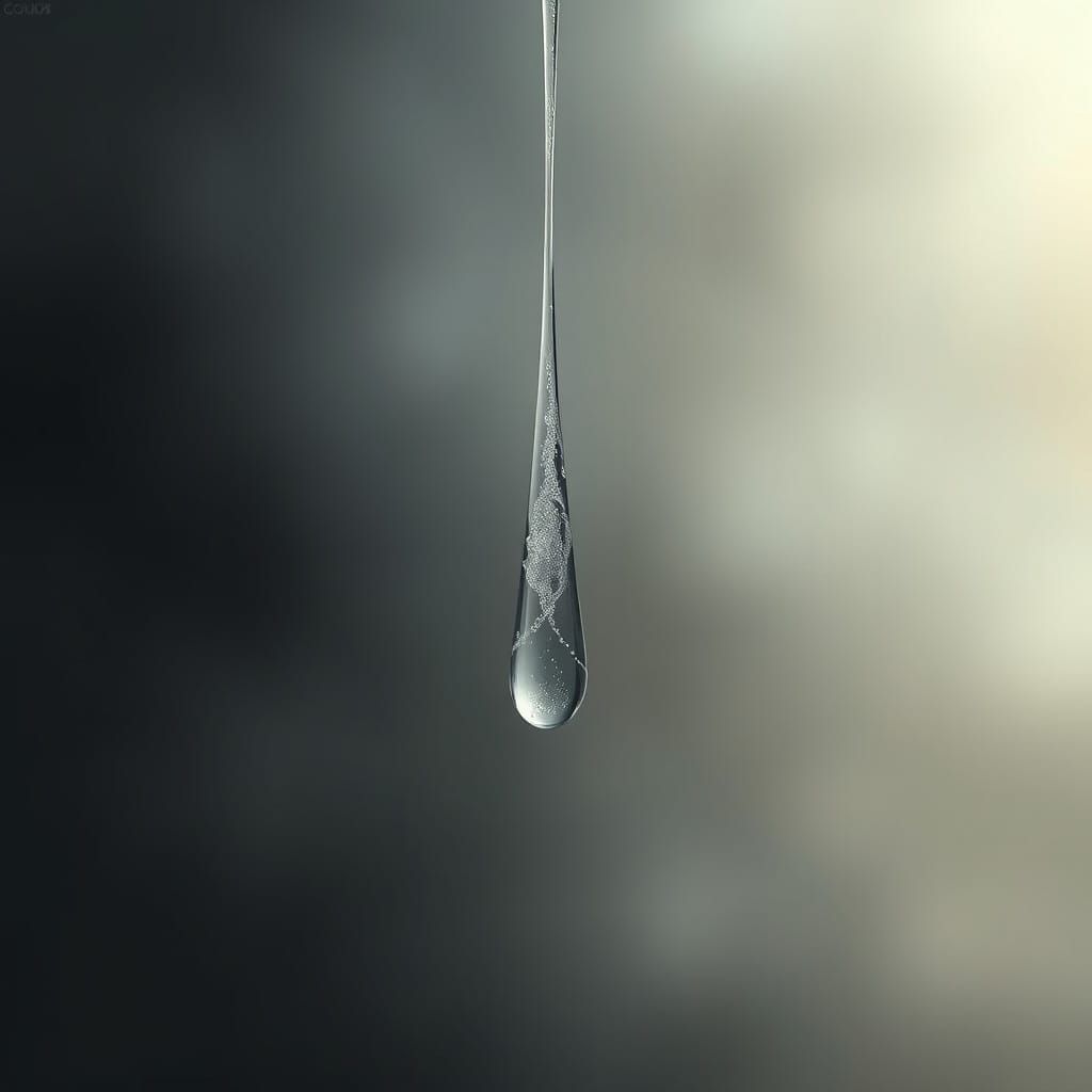 Crystal Tears in Ethereal Atmosphere