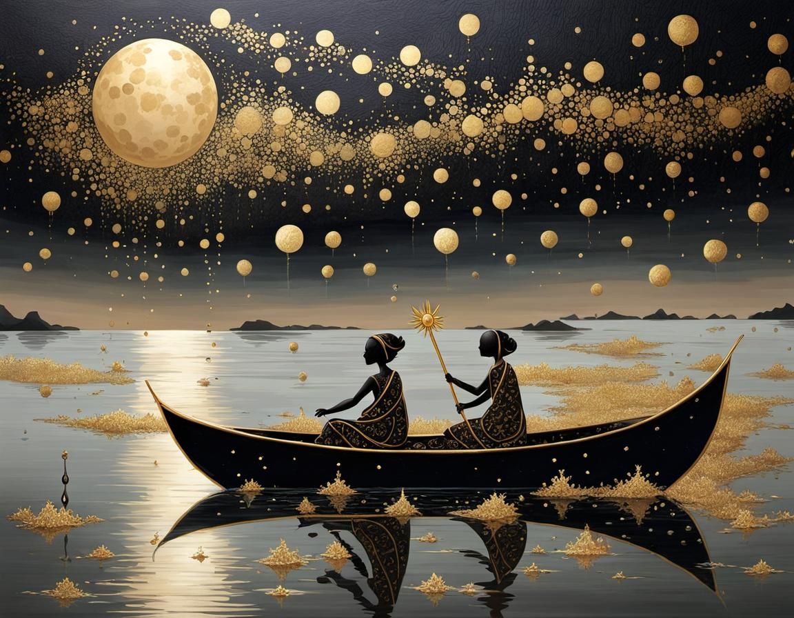 Riding a Dewdrop in the Dark Ocean