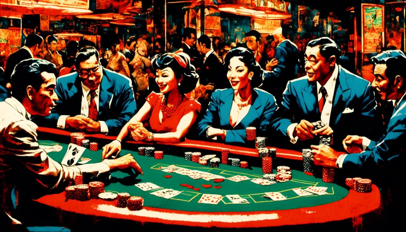 Chinatown Card Game: Film Noir Scene