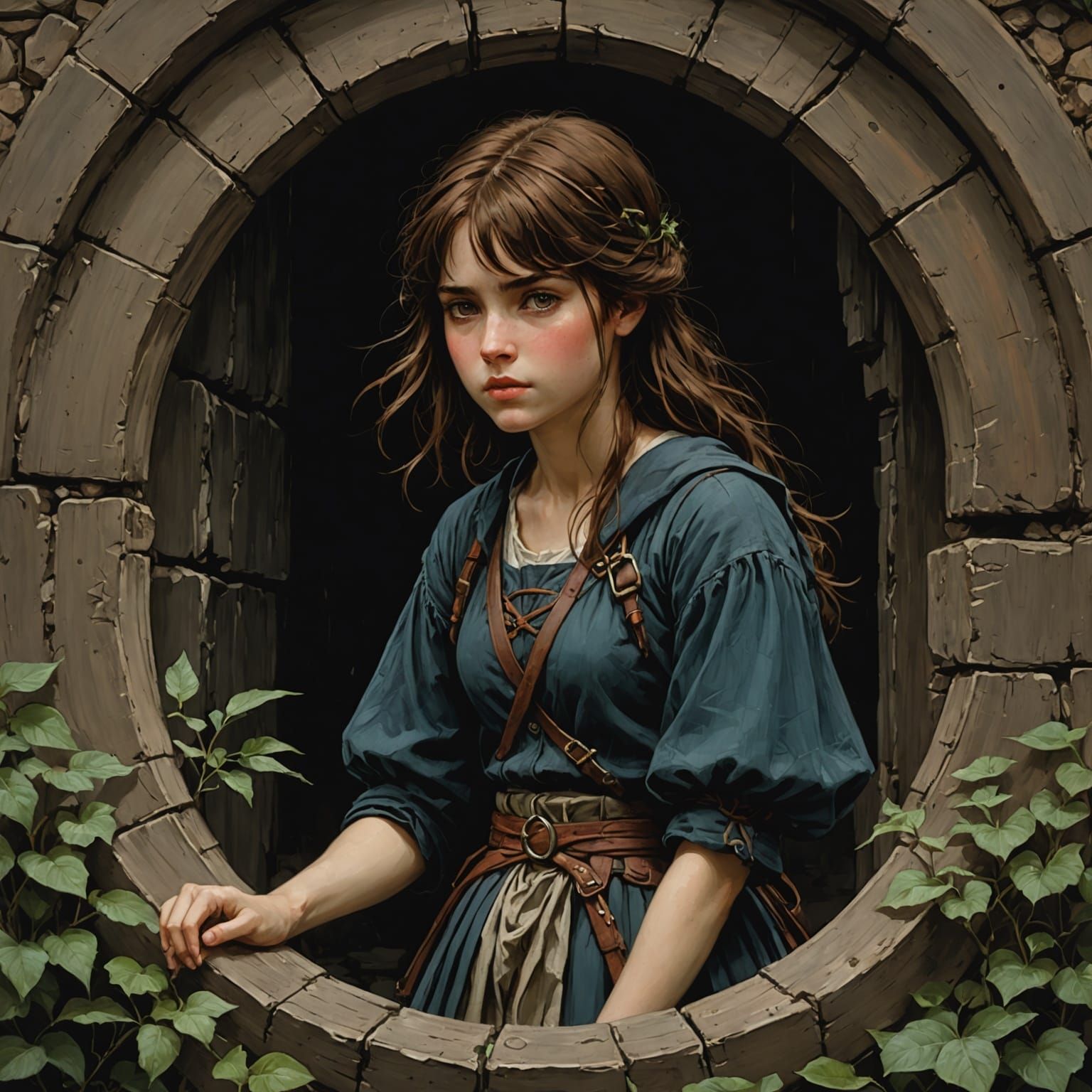 Mysterious Abode in Chiaroscuro