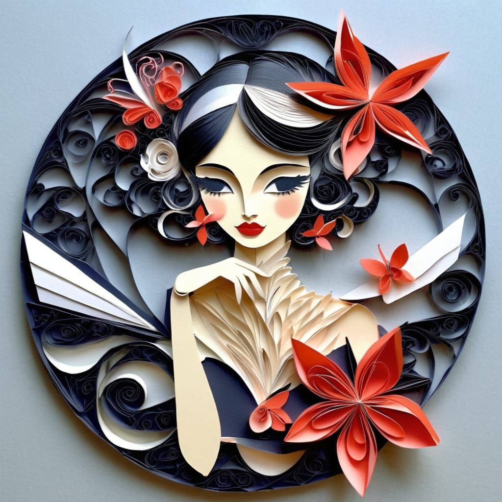 Dark Fairy Grunge Fashion with Kirigami Elements