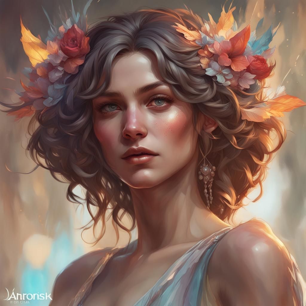 Detailed Portrait with Dynamic Lighting and Intricate Detail...